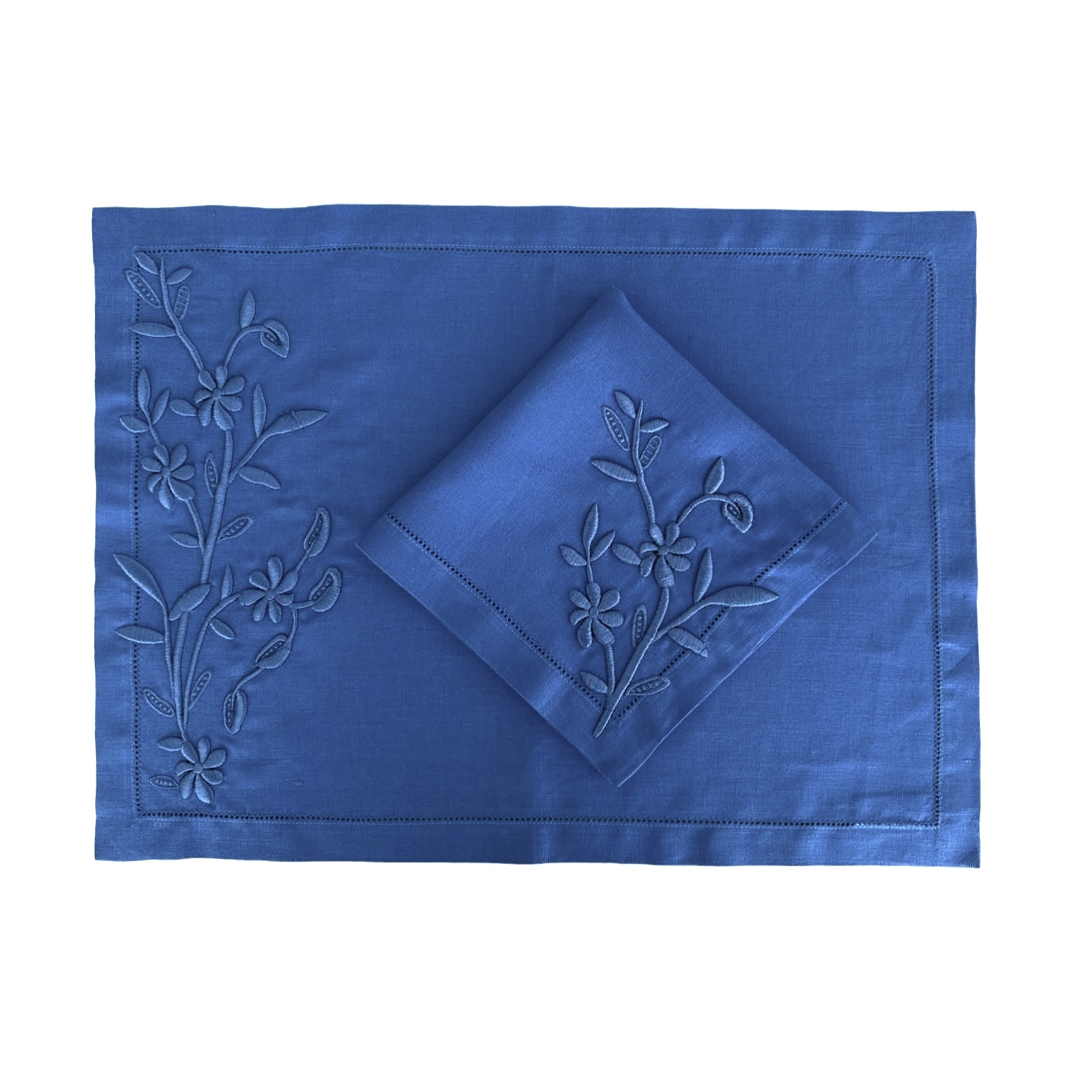 Rölyef Serisi Mavi Servis Peçetesi