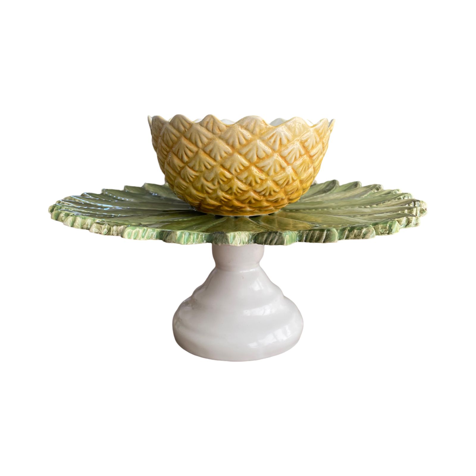 PINEAPPLE SERİSİ AYAKLI KASE SUNUMLUK