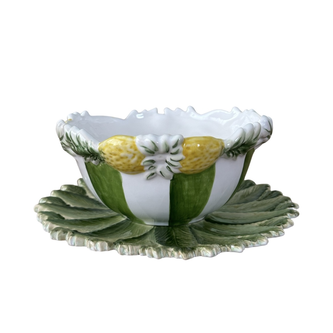 PINEAPPLE SERİSİ TABAKLI KASE 