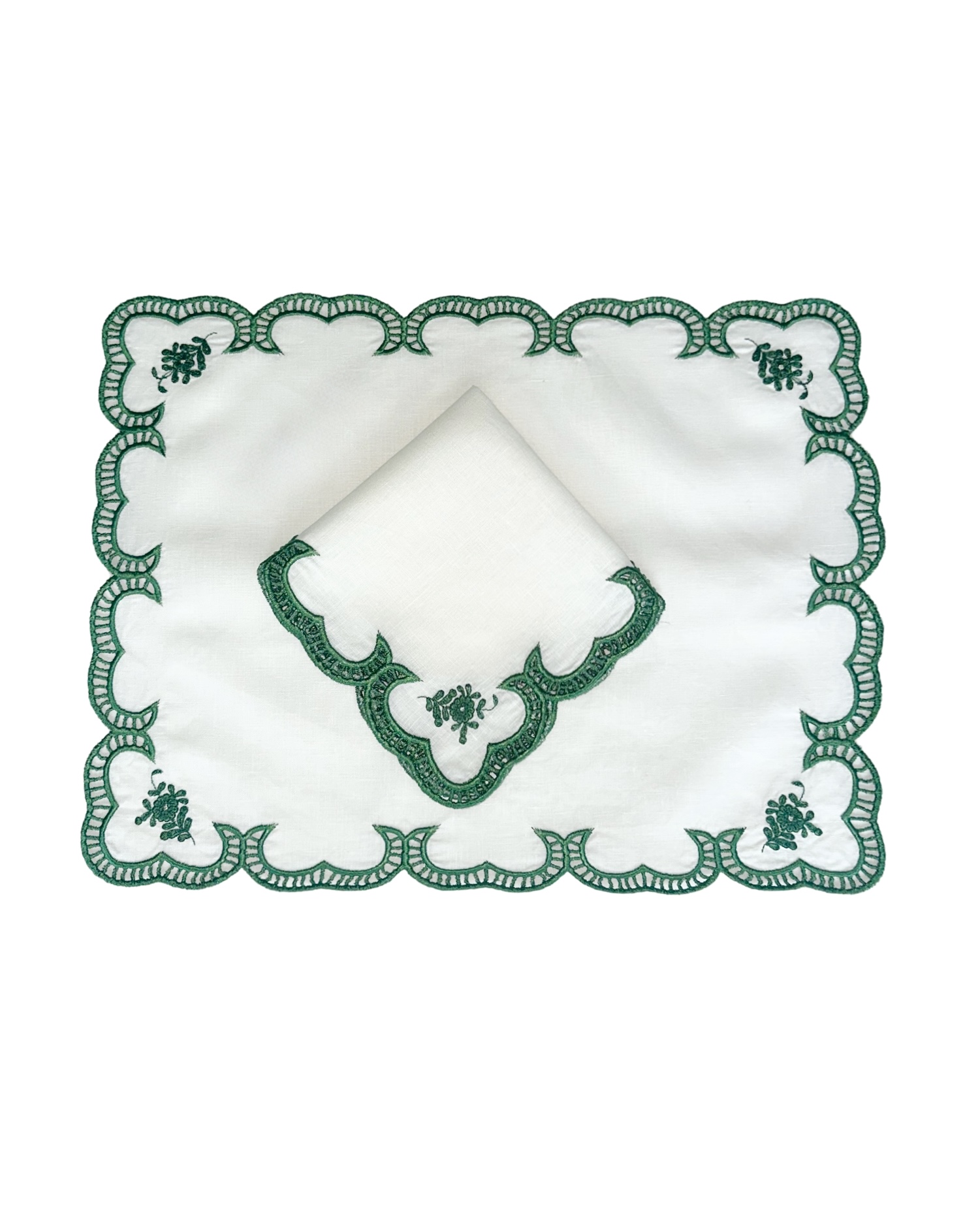 Herend Apponyi Yeşil Kenar Amerikan Servis