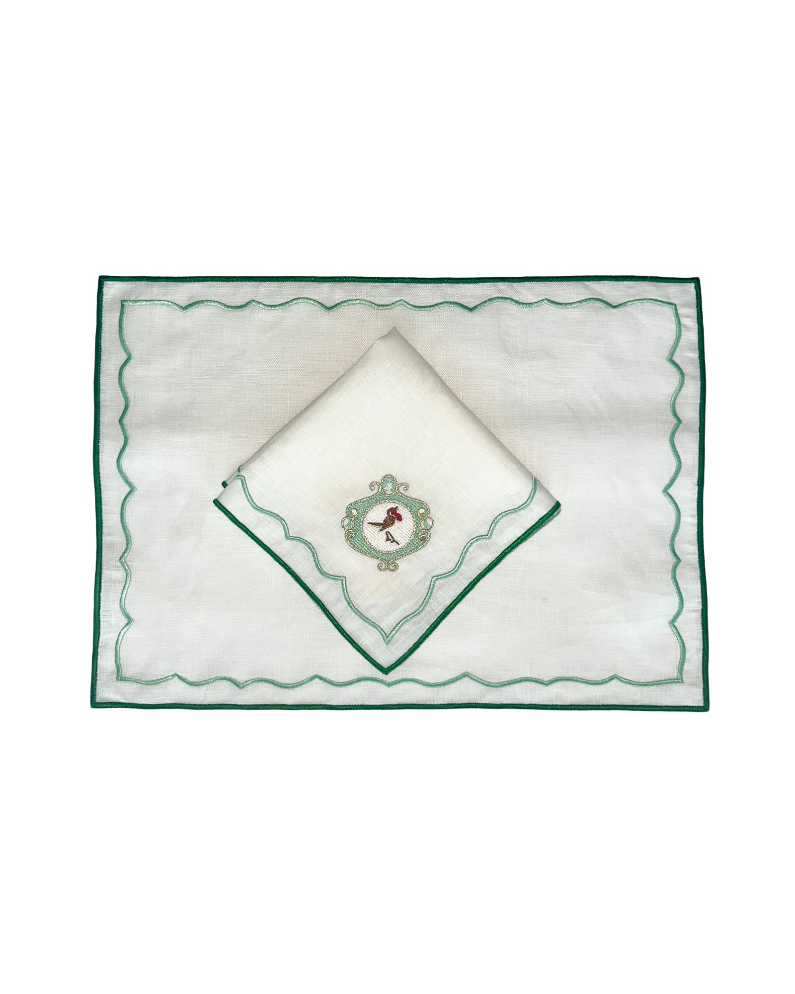 Love Birds Yeşil Amerikan Servis