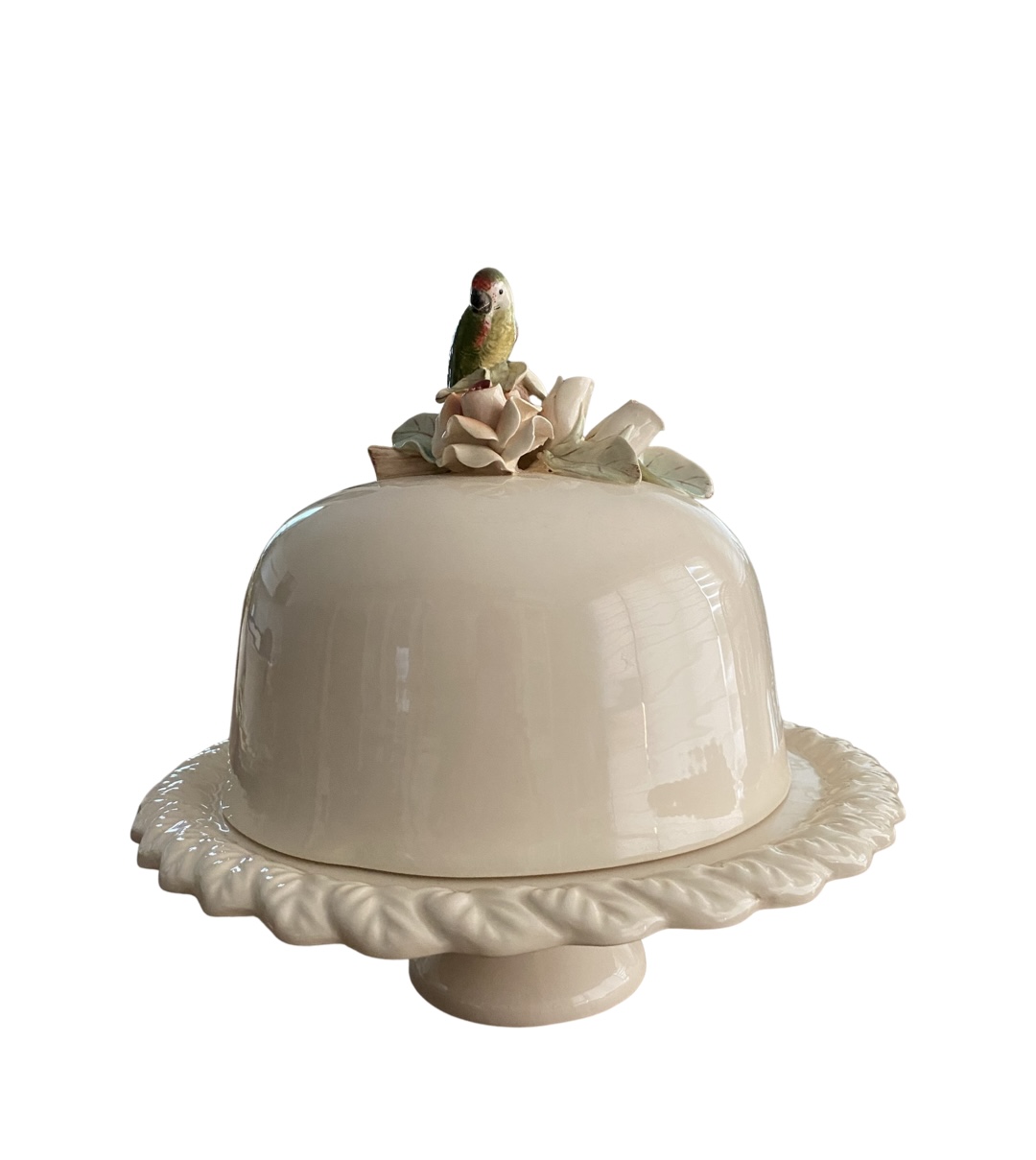 ROSES KUŞLU KAPAKLI AYAKLI KEK STANDI