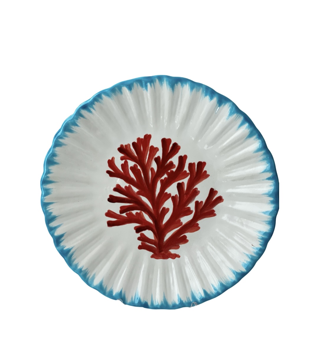 CORAL AQUA DESENLİ PASTA TABAĞI