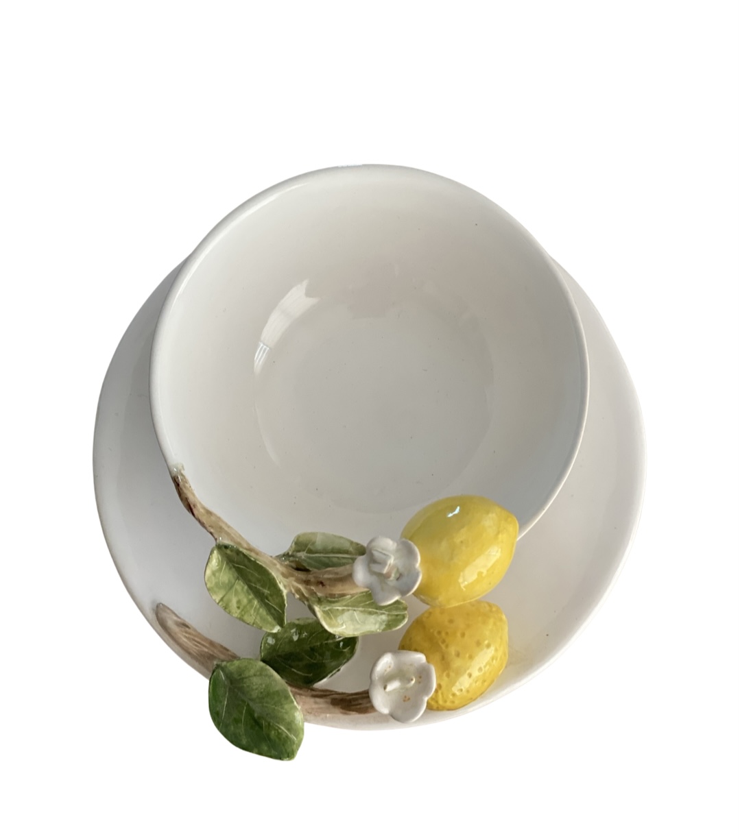 LEMON SERİSİ TABAKLI KASE 