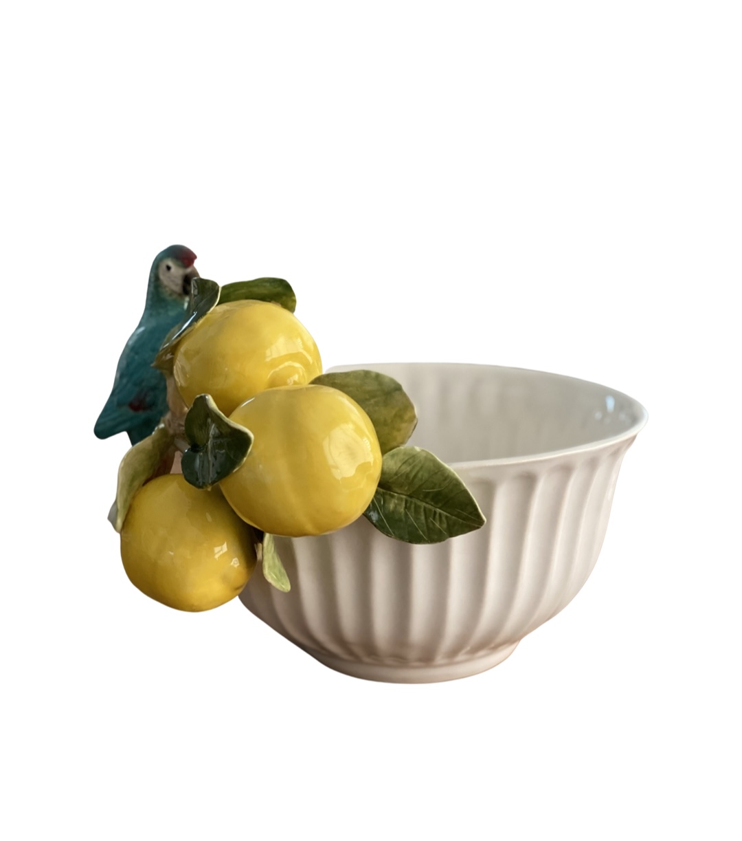 LEMON SERİSİ KUŞLU ORTA KASE 