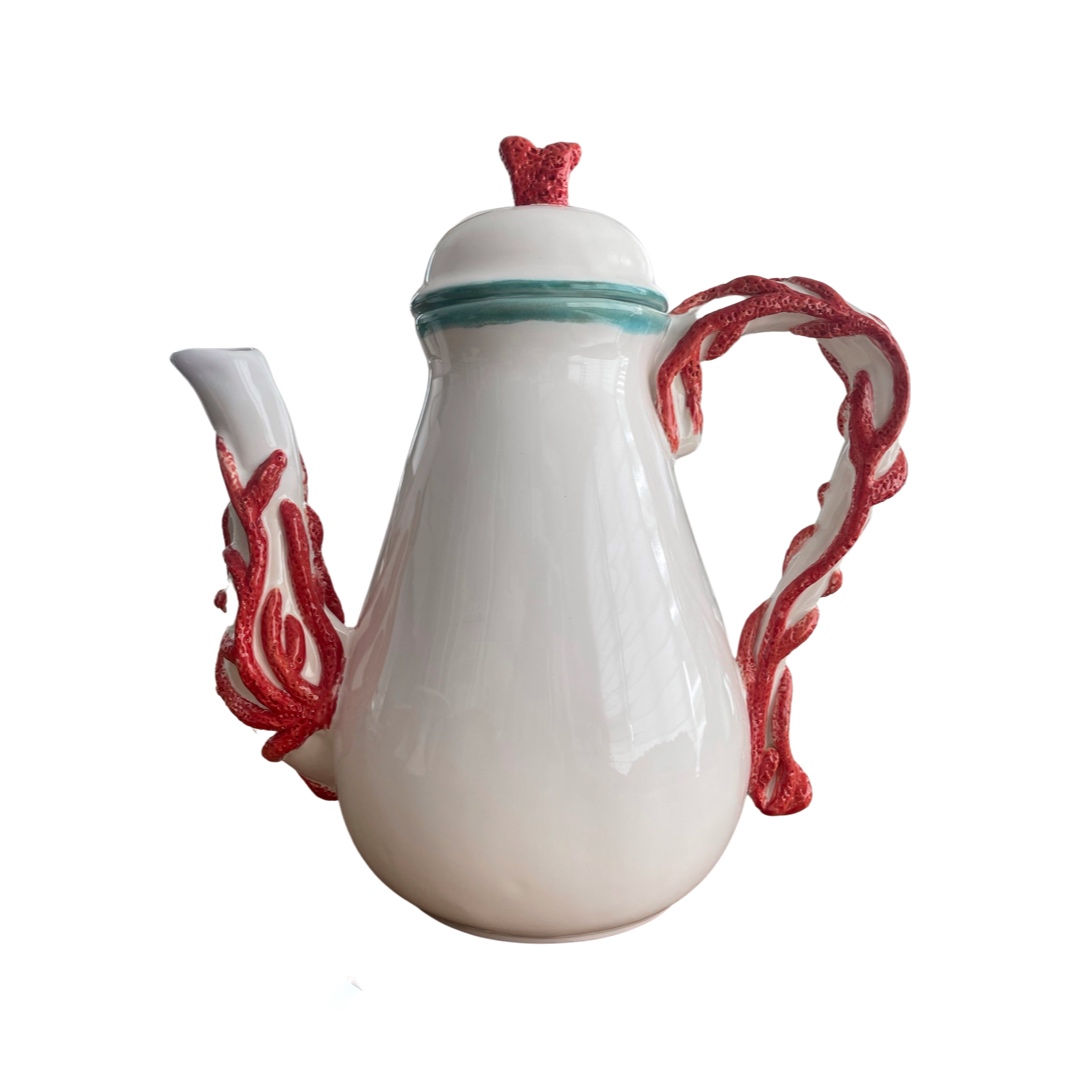 CORAL TEA-POT