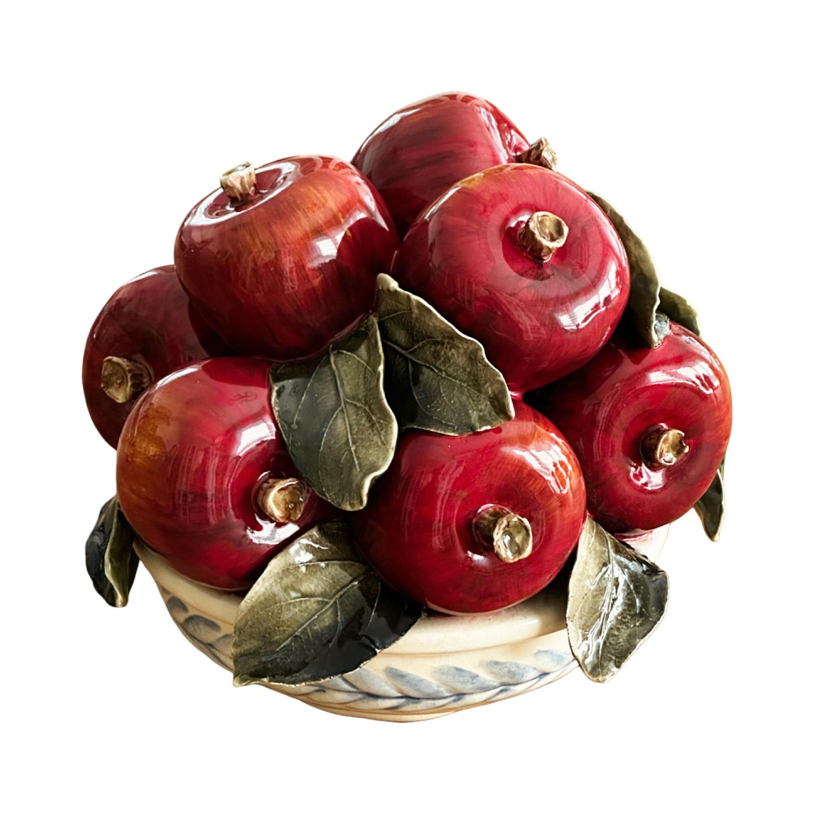 APPLE BLUE VASE DEKOR 