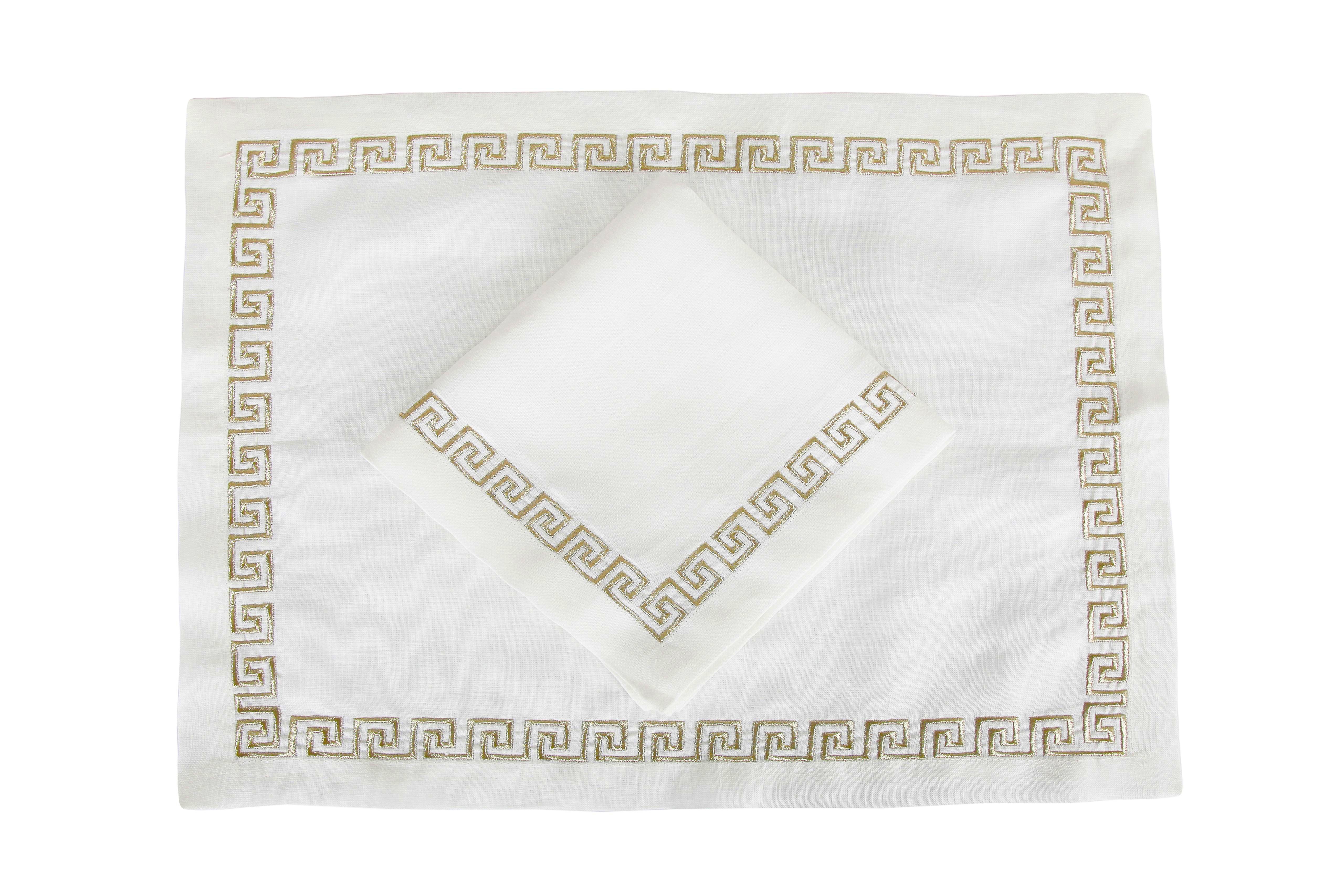 Versace Desen Nakışlı Amerikan Servis